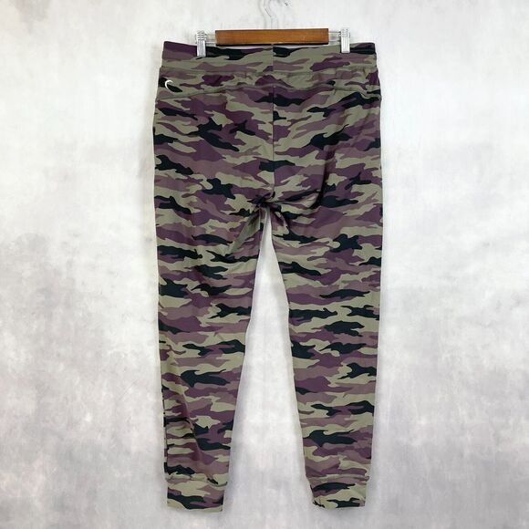 Zyia Womens Unwind Jogger Pants Size XLarge Purple Camo Active Pull On Workout - Picture 2 of 12
